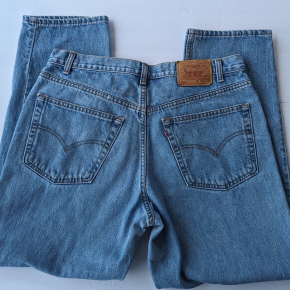 Men's 550 Levi Strauss & Co Blue Jeans Denim 38 x 30 - Picture 8 of 16